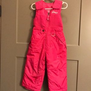 Hot pink 2t weatherproof snow suit